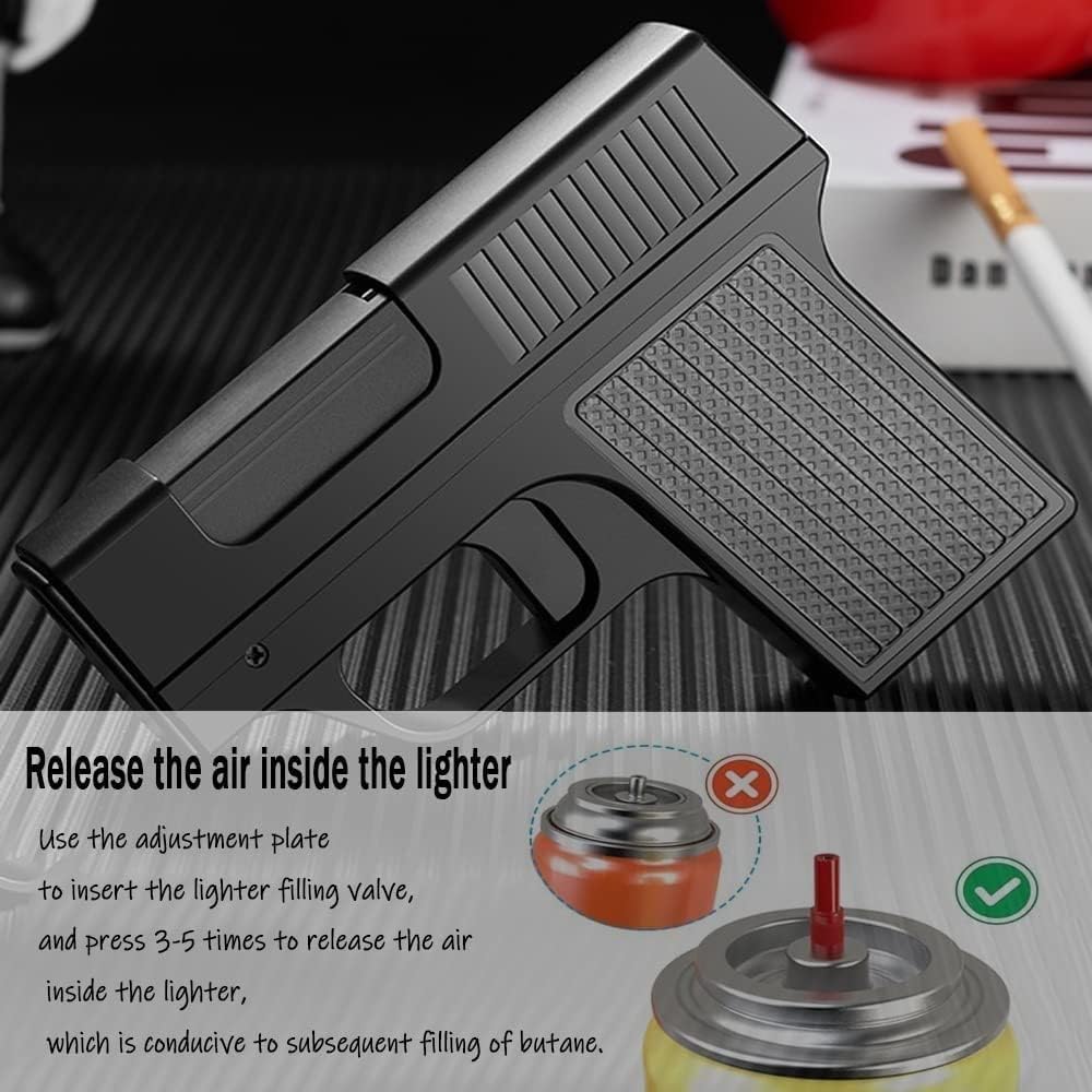 PIKFOS Outdoor BBQ Kitchen Cooking Pistol Grip Spray Gun Gas Lighter - AmazingBaba