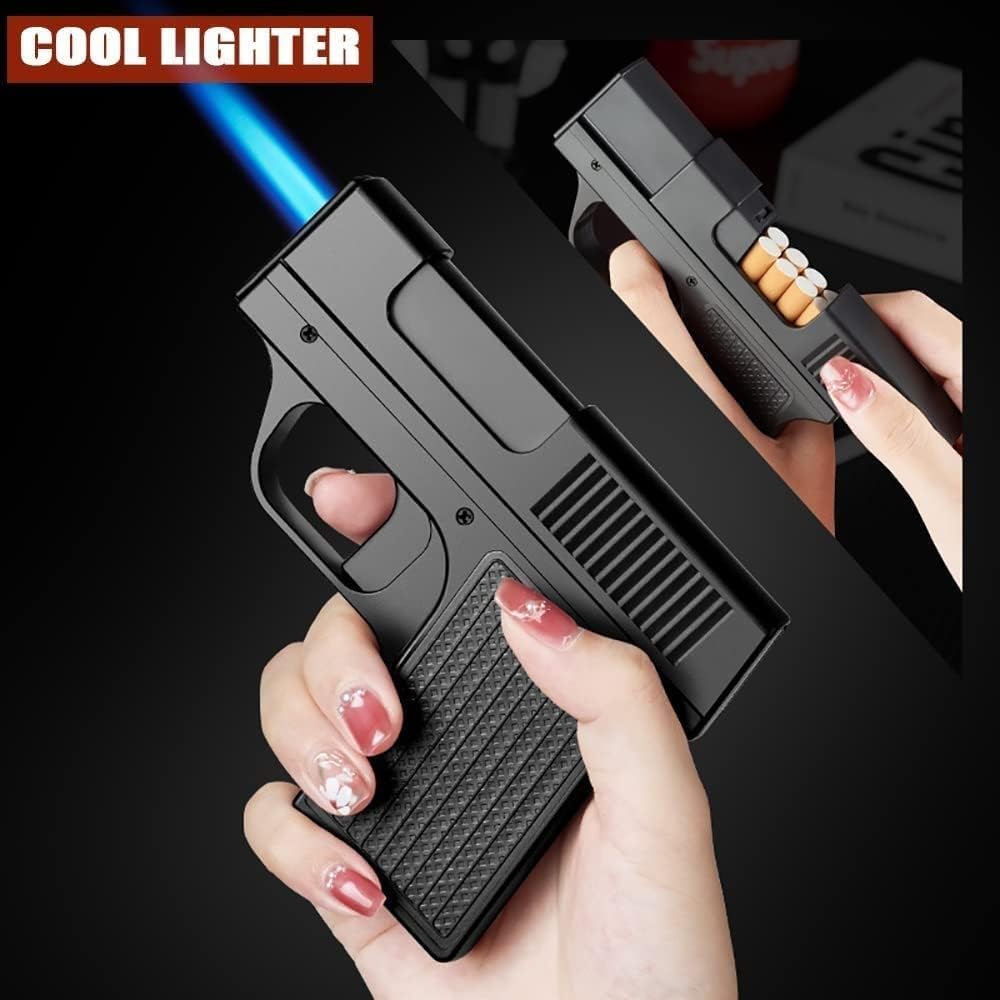 PIKFOS Outdoor BBQ Kitchen Cooking Pistol Grip Spray Gun Gas Lighter - AmazingBaba