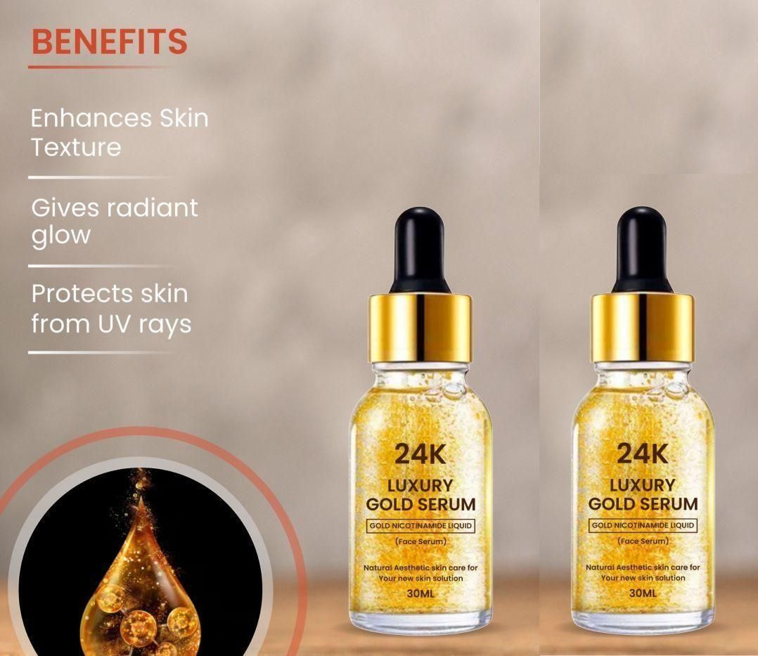 24K Gold Face Serum - AmazingBaba