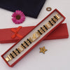Maa Finely Detailed Design Gold Plated Rudraksha Bracelet for Men - Style C770 - AmazingBaba