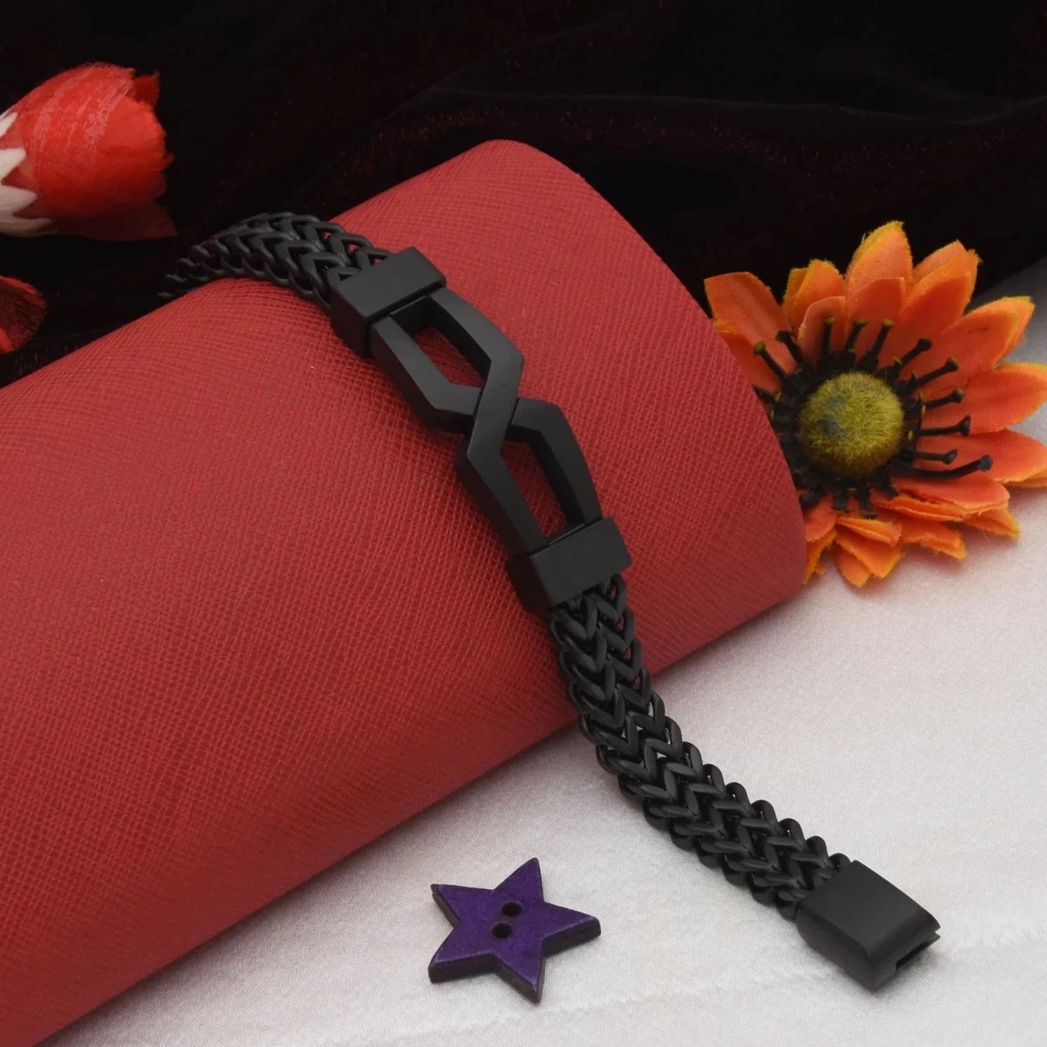 Brilliant Design Premium-Grade Quality Black Color Bracelet - Style C304 - AmazingBaba