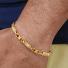 Sophisticated Design with Diamond Popular Gold Plated Bracelet for Men - Style C635 - AmazingBaba