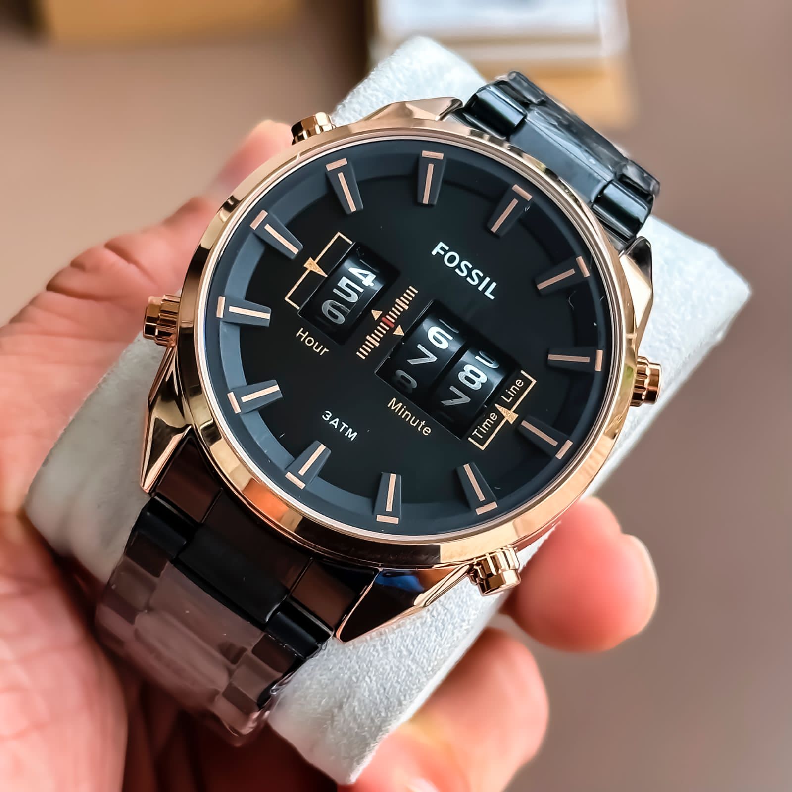 Amazing Drum Roller Rose Gold Men's Watch - AmazingBaba