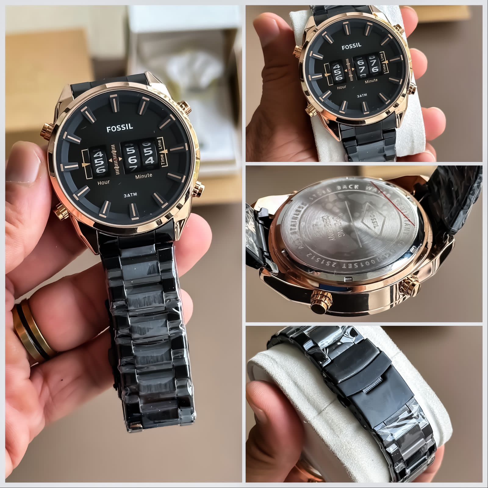 Amazing Drum Roller Rose Gold Men's Watch - AmazingBaba