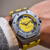 Royal Oak Offshore Silver Yellow watch - AmazingBaba
