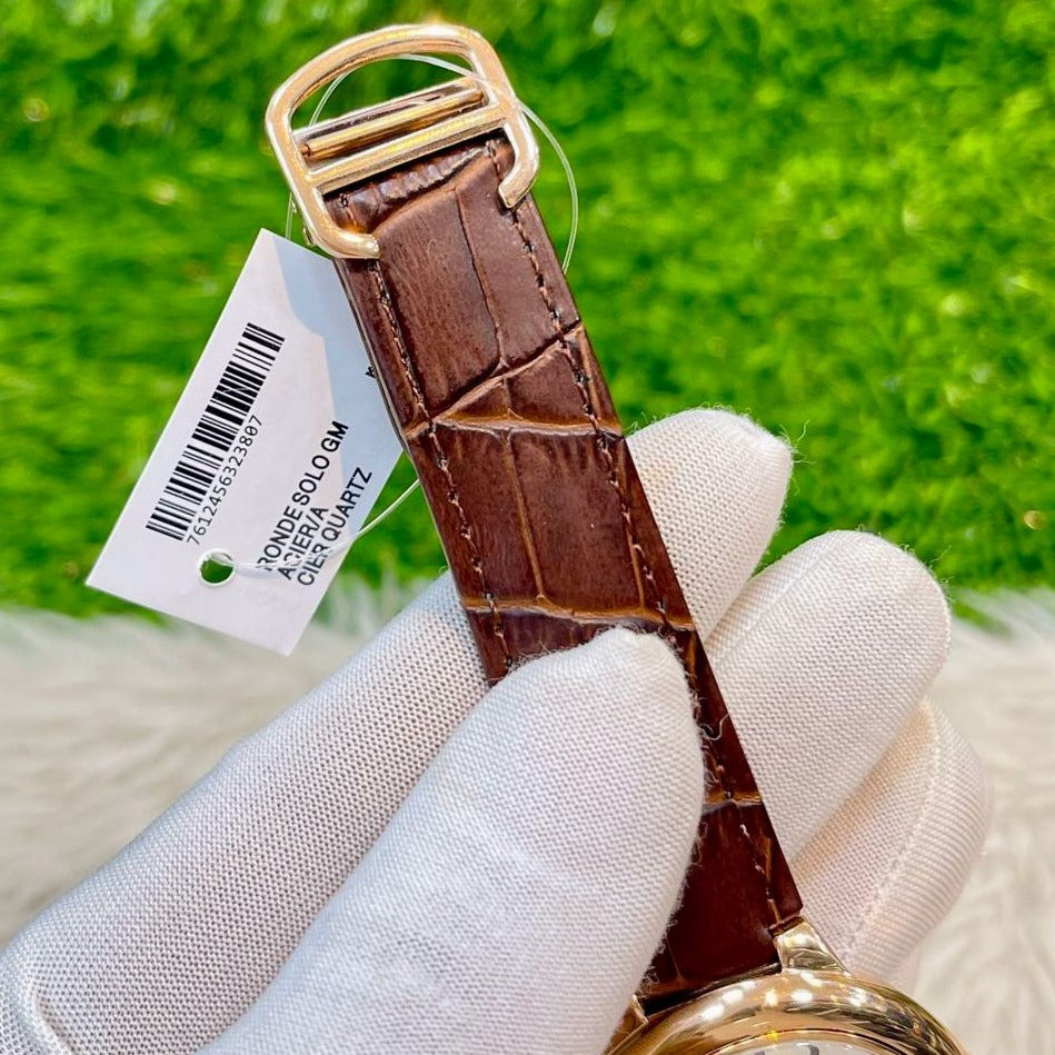 Amazing CR Brown Leather Belt watch - AmazingBaba
