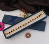 1 Gram Gold Plated with Diamond Best Quality Rudraksha Bracelet for Men - Style C788 - AmazingBaba