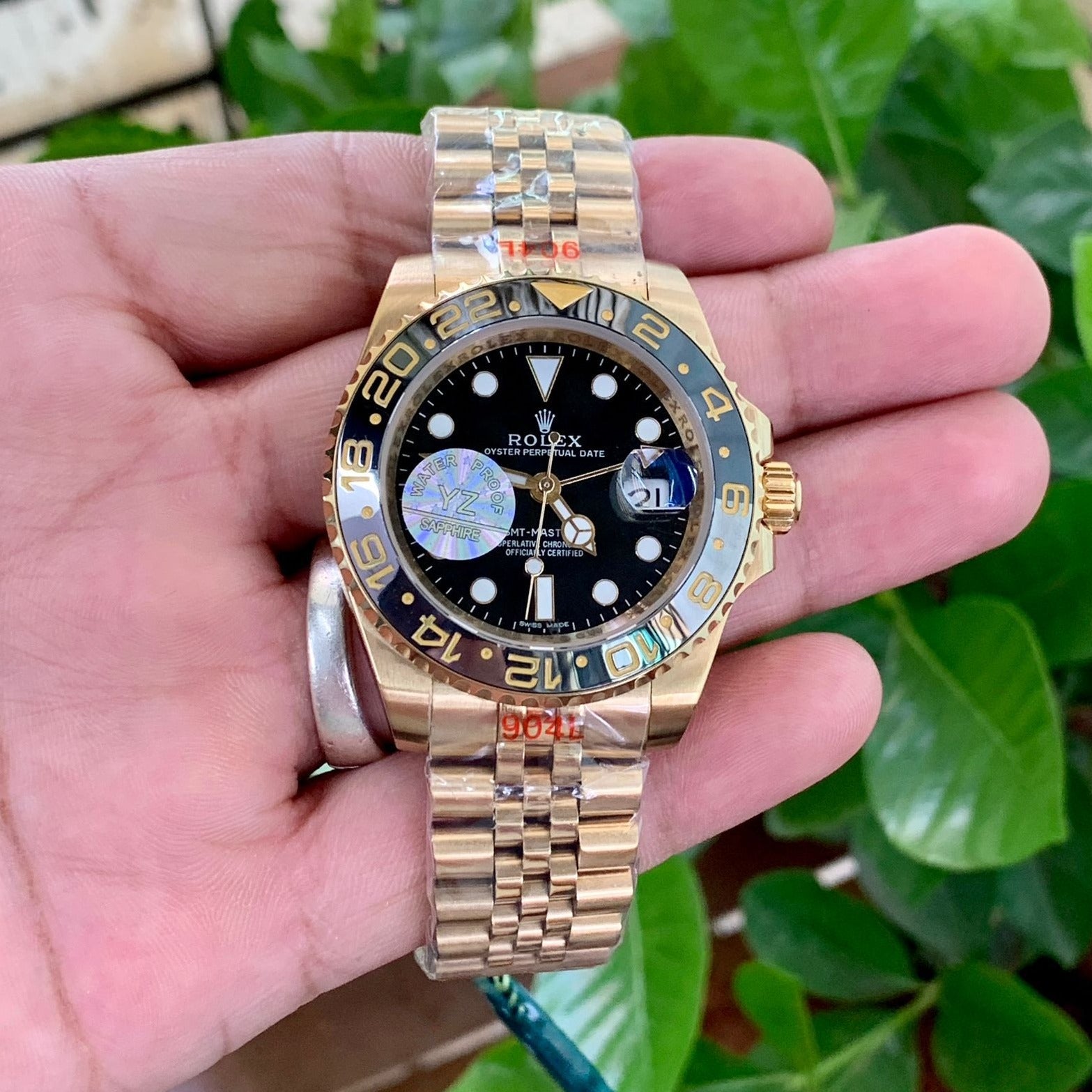 Amazing GMT Mastar Yellow Gold Watch - AmazingBaba