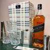 Bburry check leather whisky case - AmazingBaba