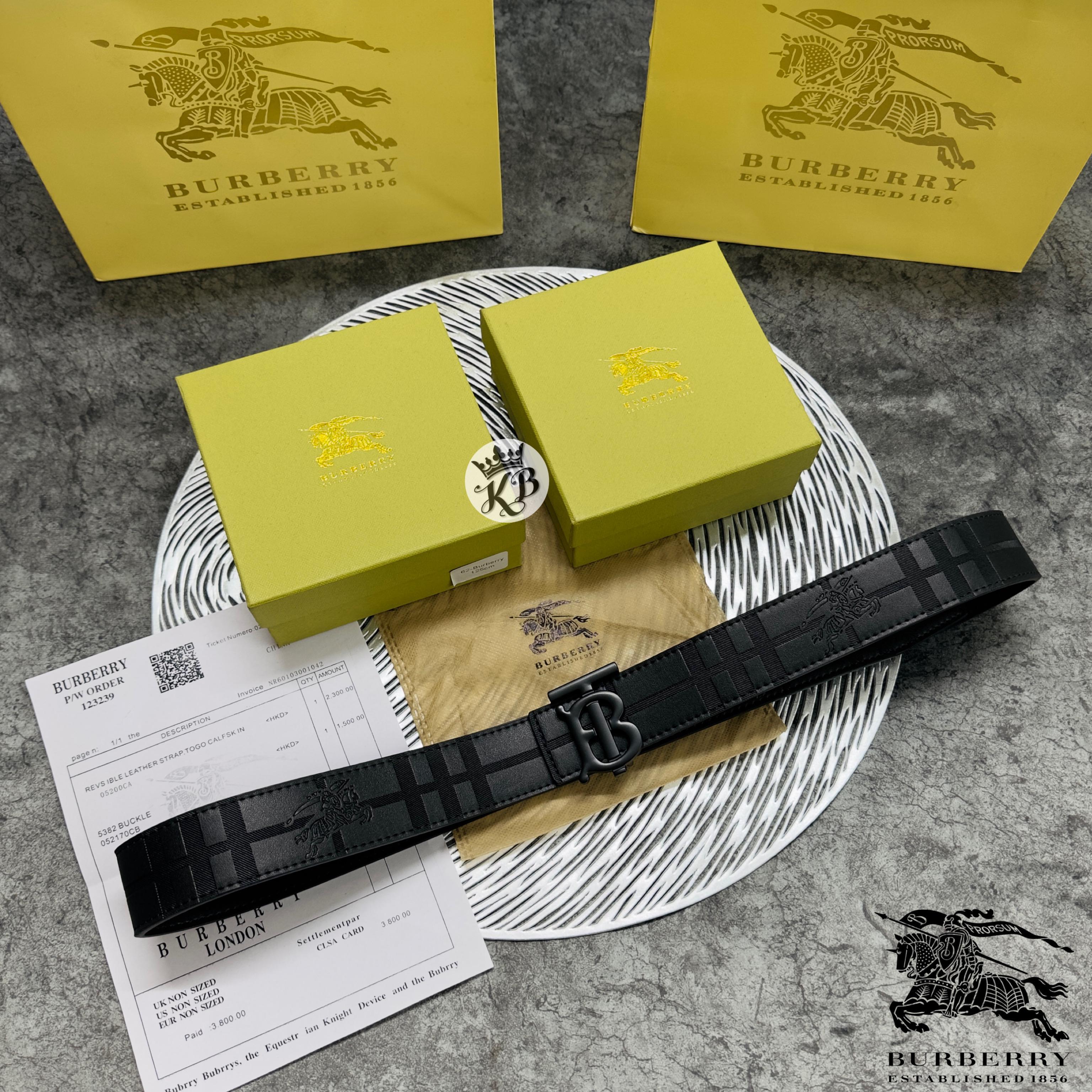 Bburry official initial reversible belt - AmazingBaba