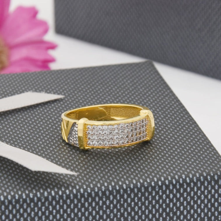 1 Gram Gold Forming Casual Design Premium-Grade Quality Ring for Men - Style A997 - AmazingBaba