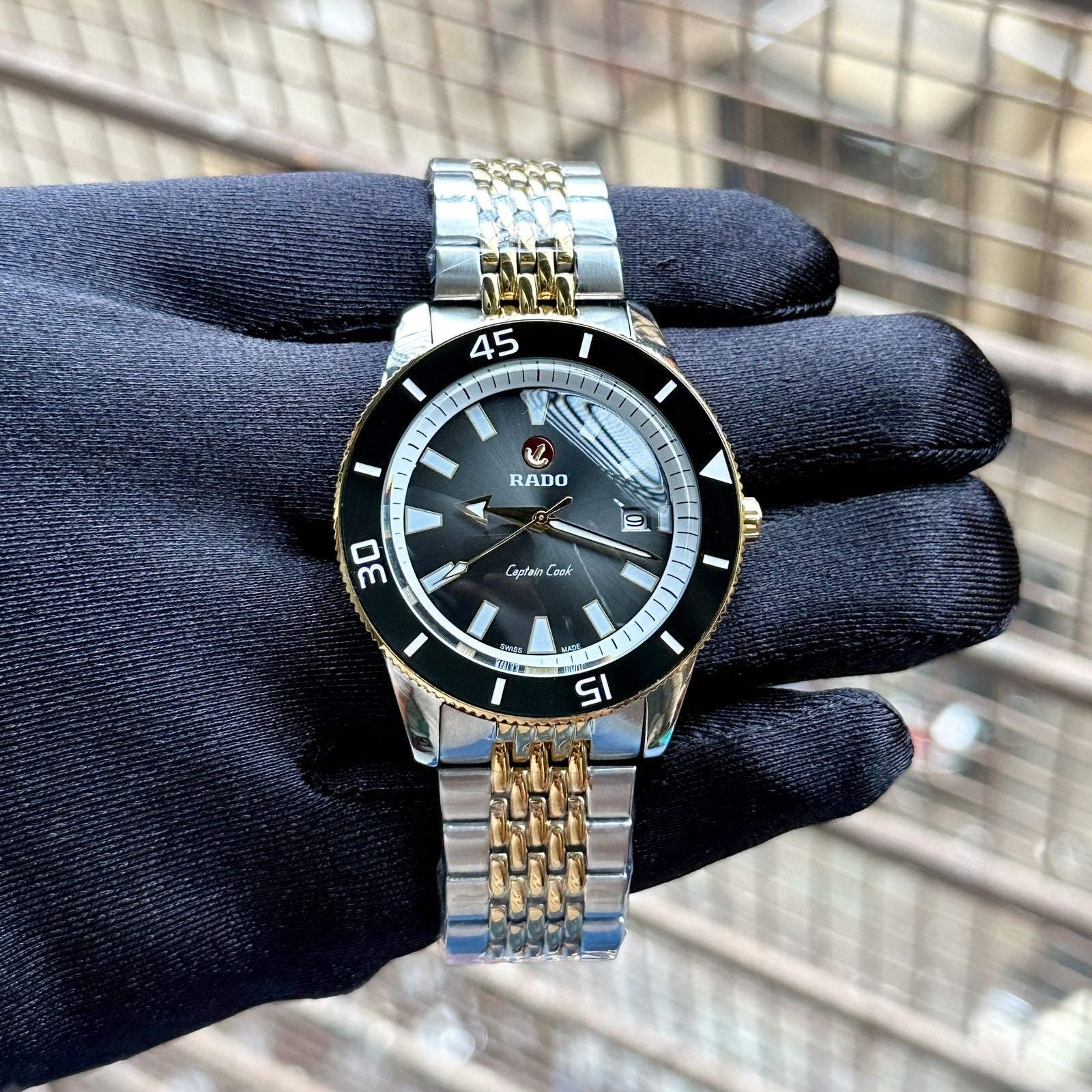 Amazing Premium Heavy Quality Gold Silver Watch - AmazingBaba