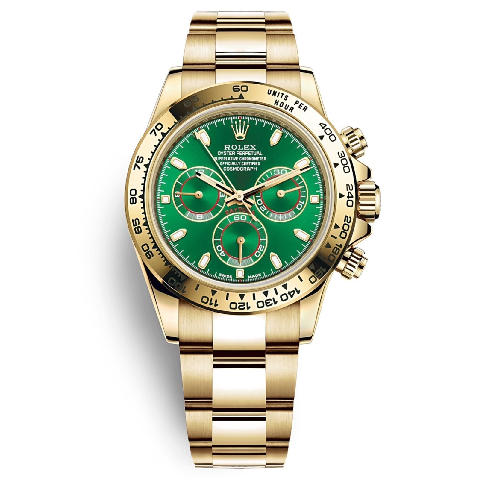 Amazing Introducing full golden green Luxury watch - AmazingBaba