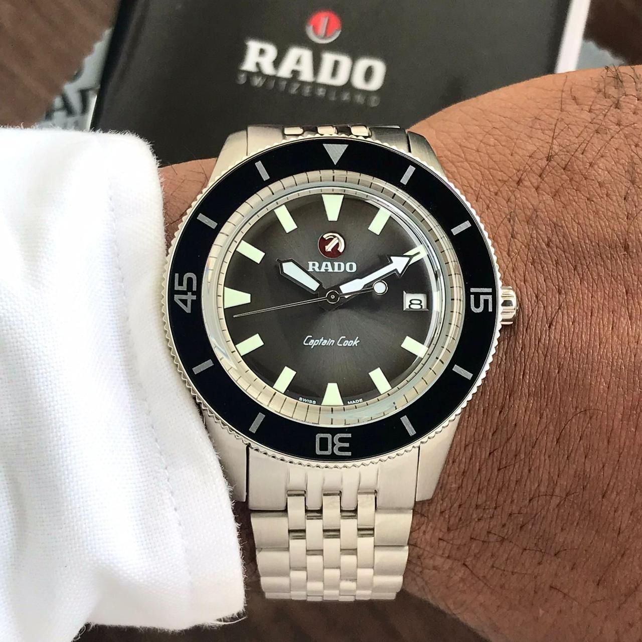 Premium Captain Cook Automatic Watch - AmazingBaba