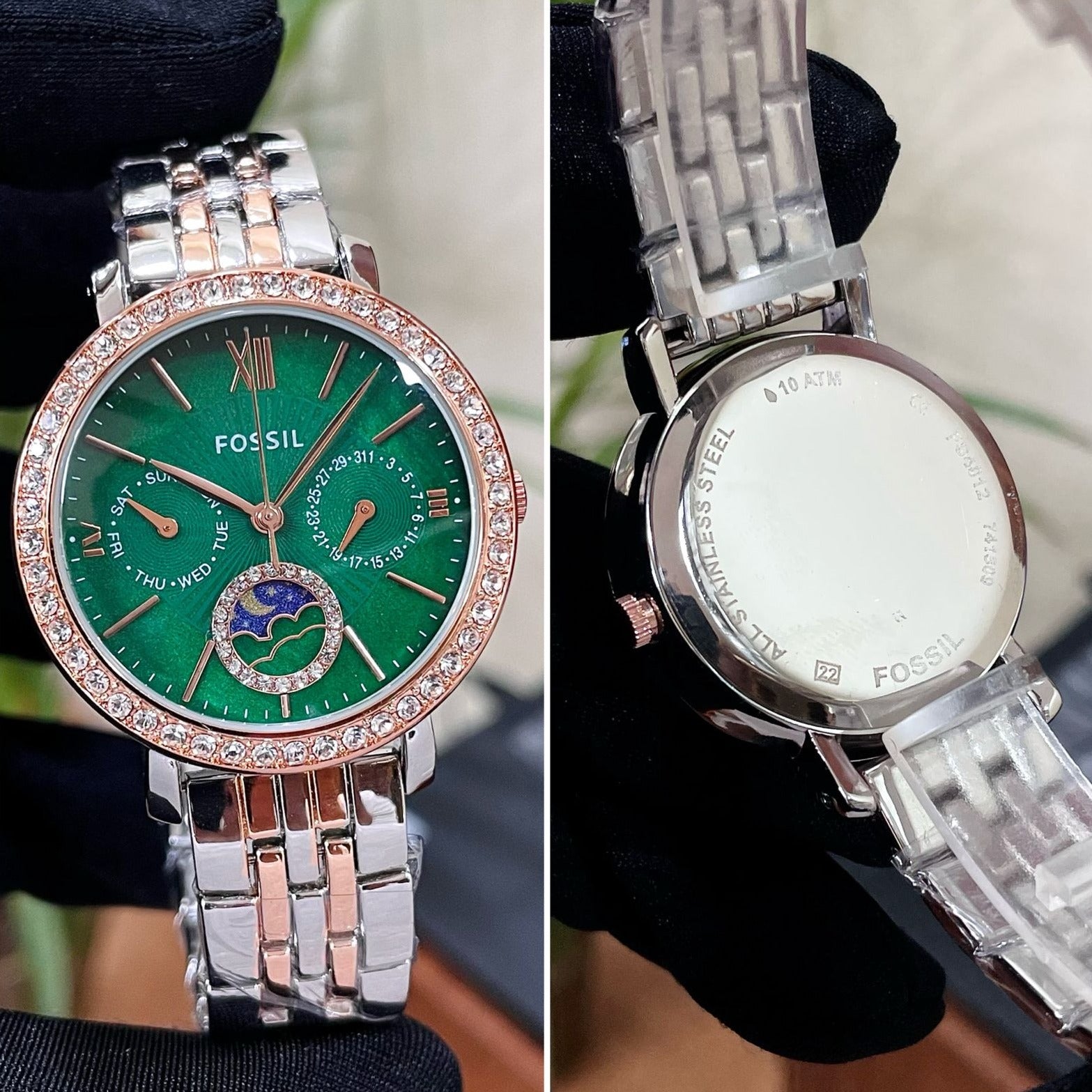 Jacqueline SUN MOON Multifunction watch - AmazingBaba