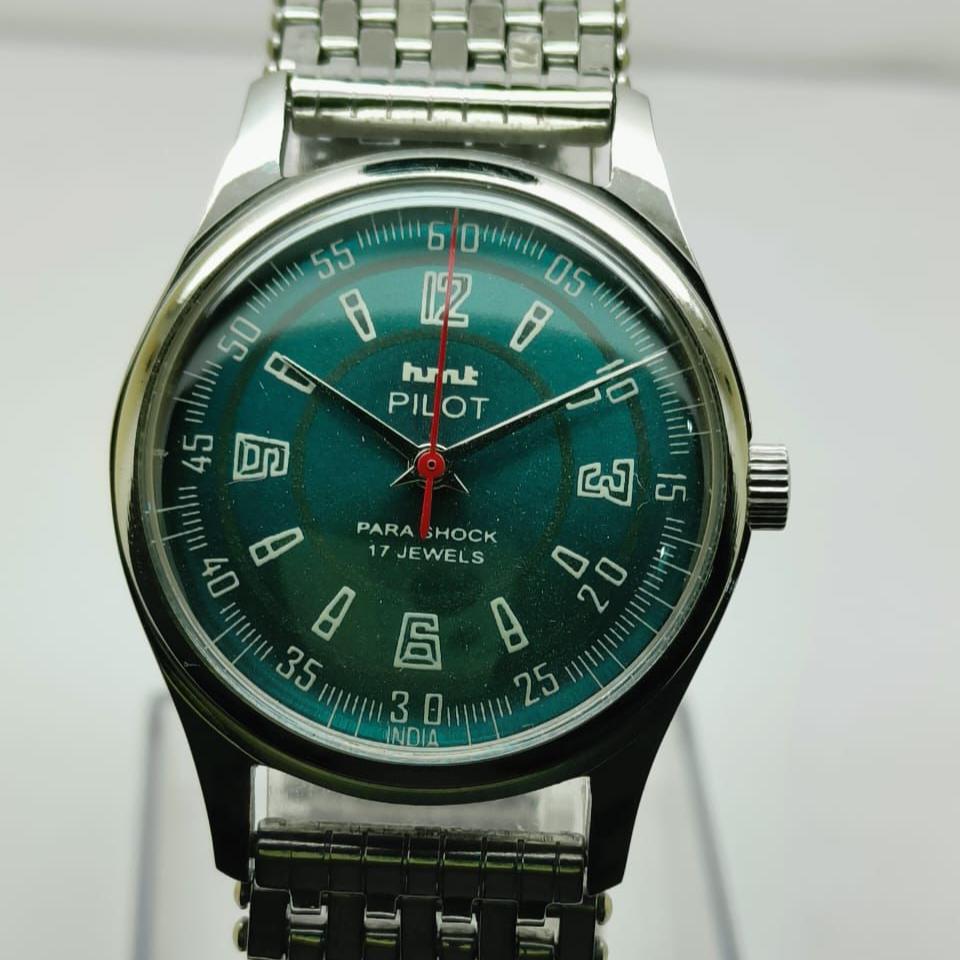 Hmt Pilot Green Watch
