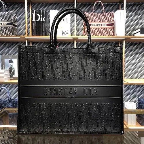 Cd leather book tote bag - AmazingBaba