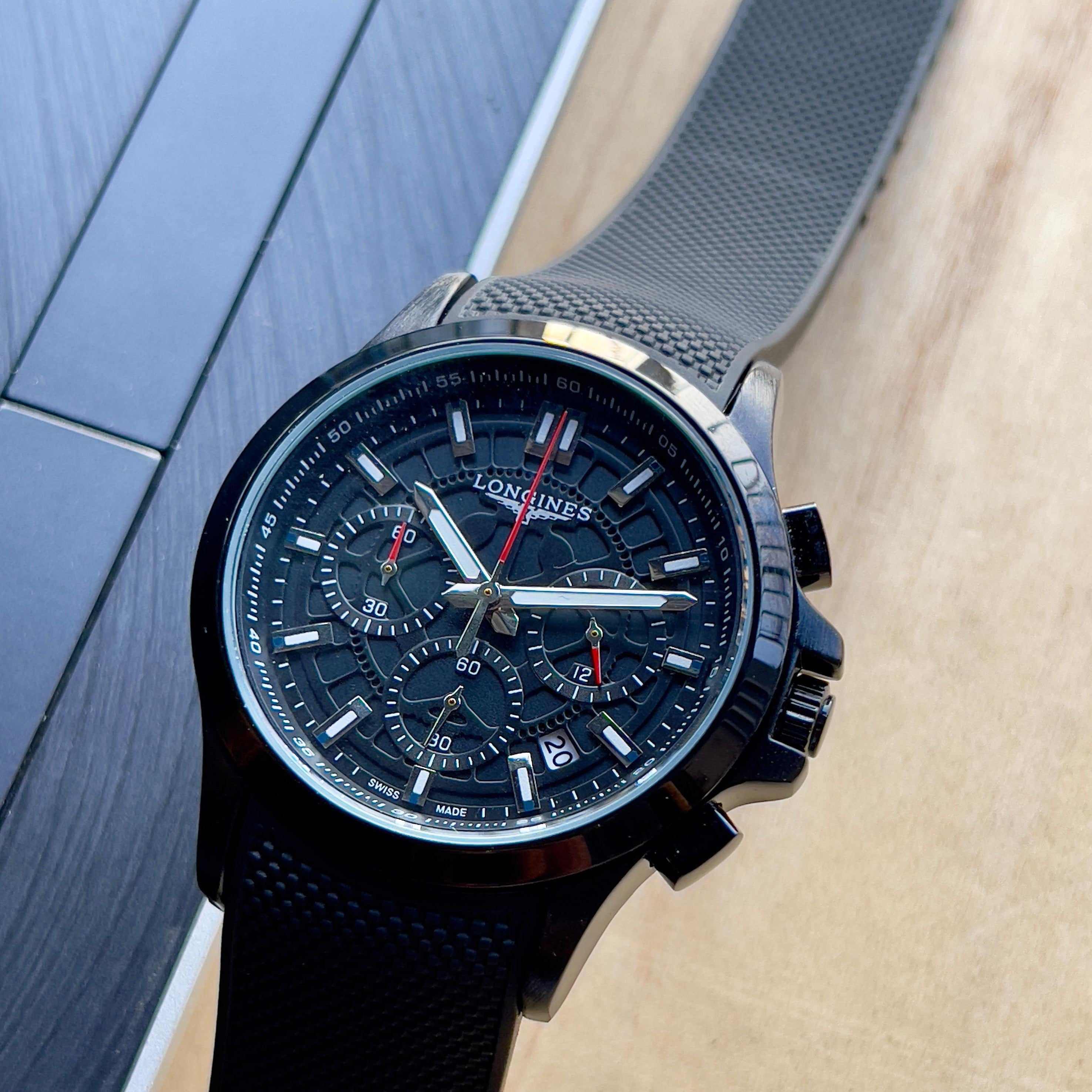 Amazing quartz luxury men watch