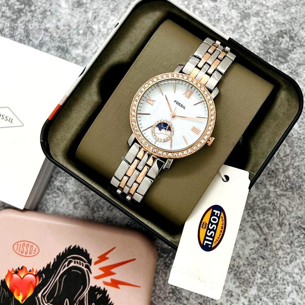 Jacqueline sun moon Phase luxury watch - AmazingBaba