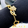 La Medysa Ctystal Chain Bracelet - AmazingBaba