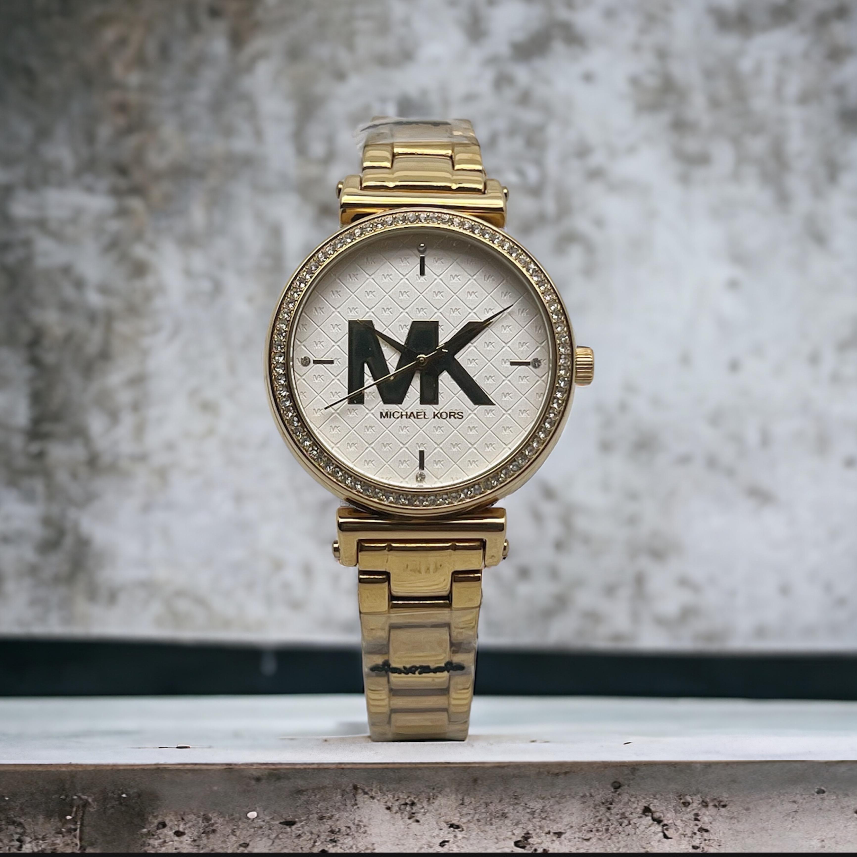 Mk Premium cute white girls watch - AmazingBaba