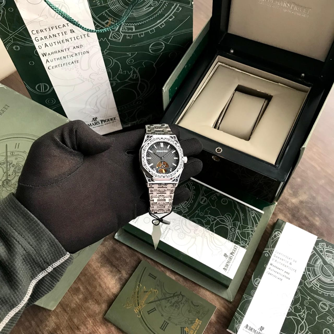 Amazing Double Balance Wheel Openworked watch - AmazingBaba