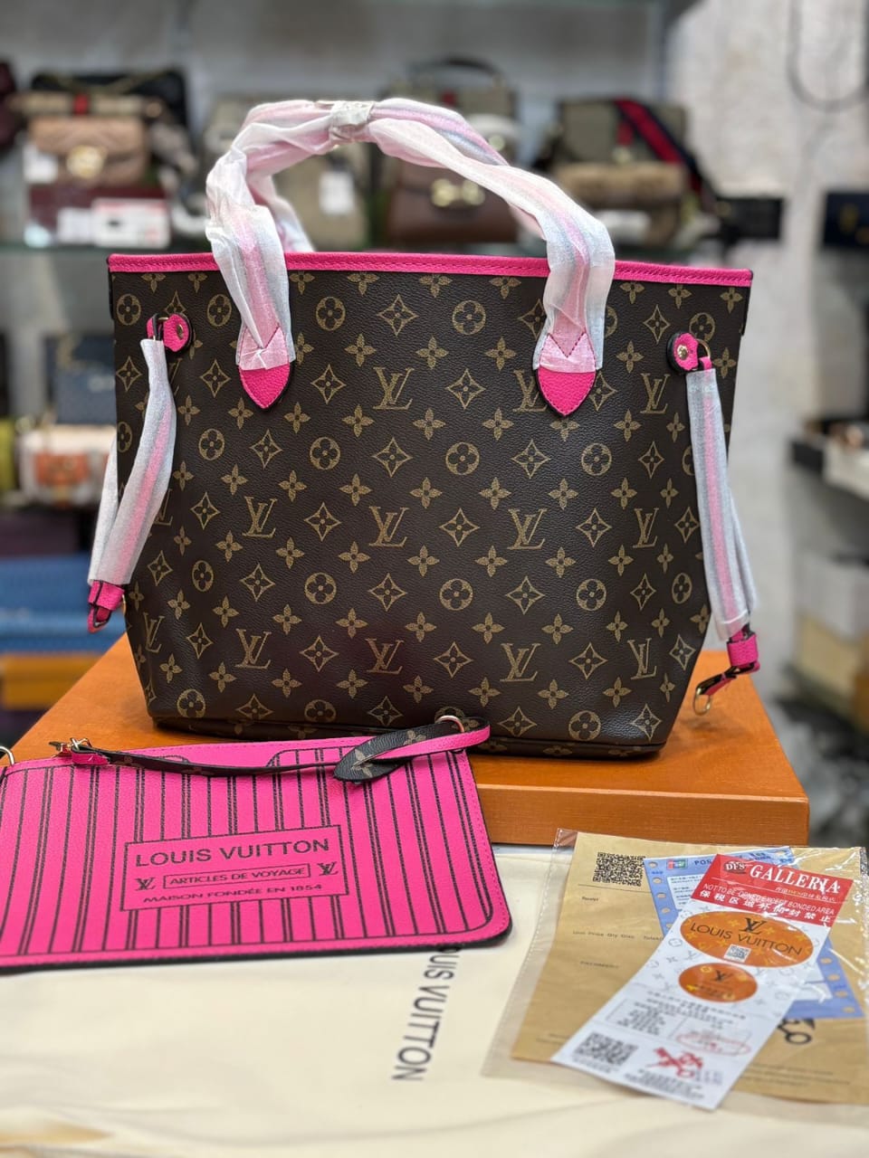Luxury lv premium tote bag