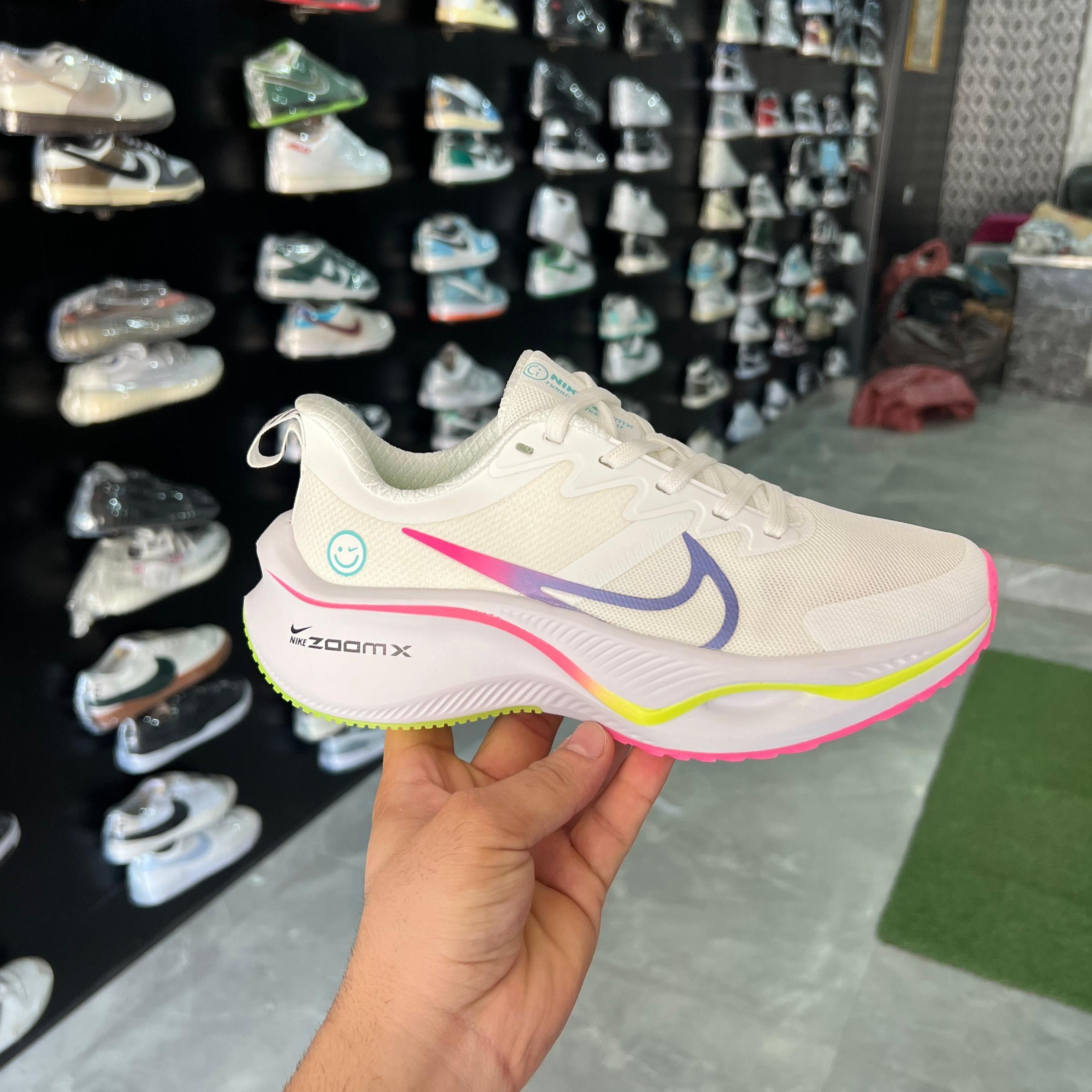 Nk premium x smiley girls shoes - AmazingBaba