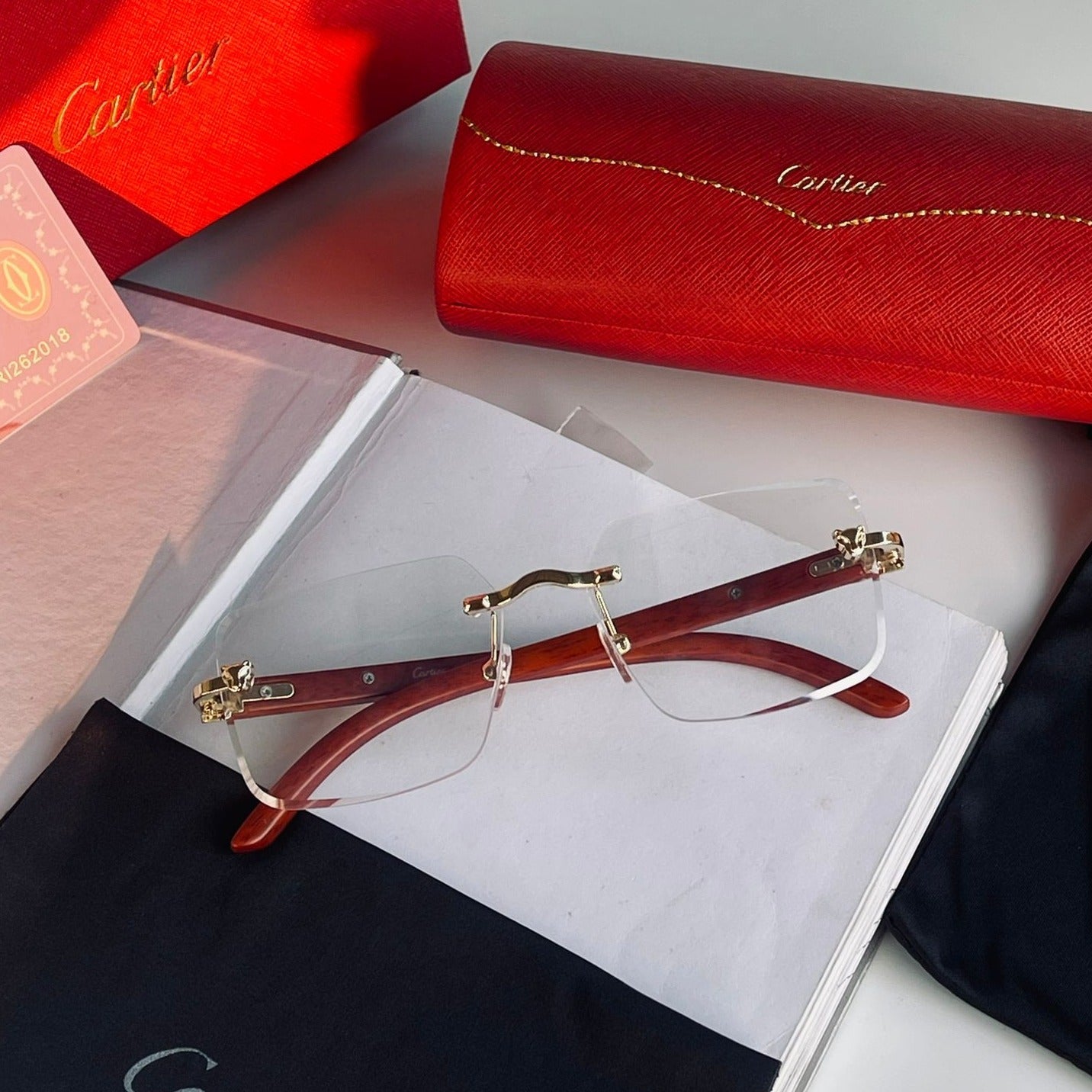 Ctr transparent luxury unisex sunglasses - AmazingBaba