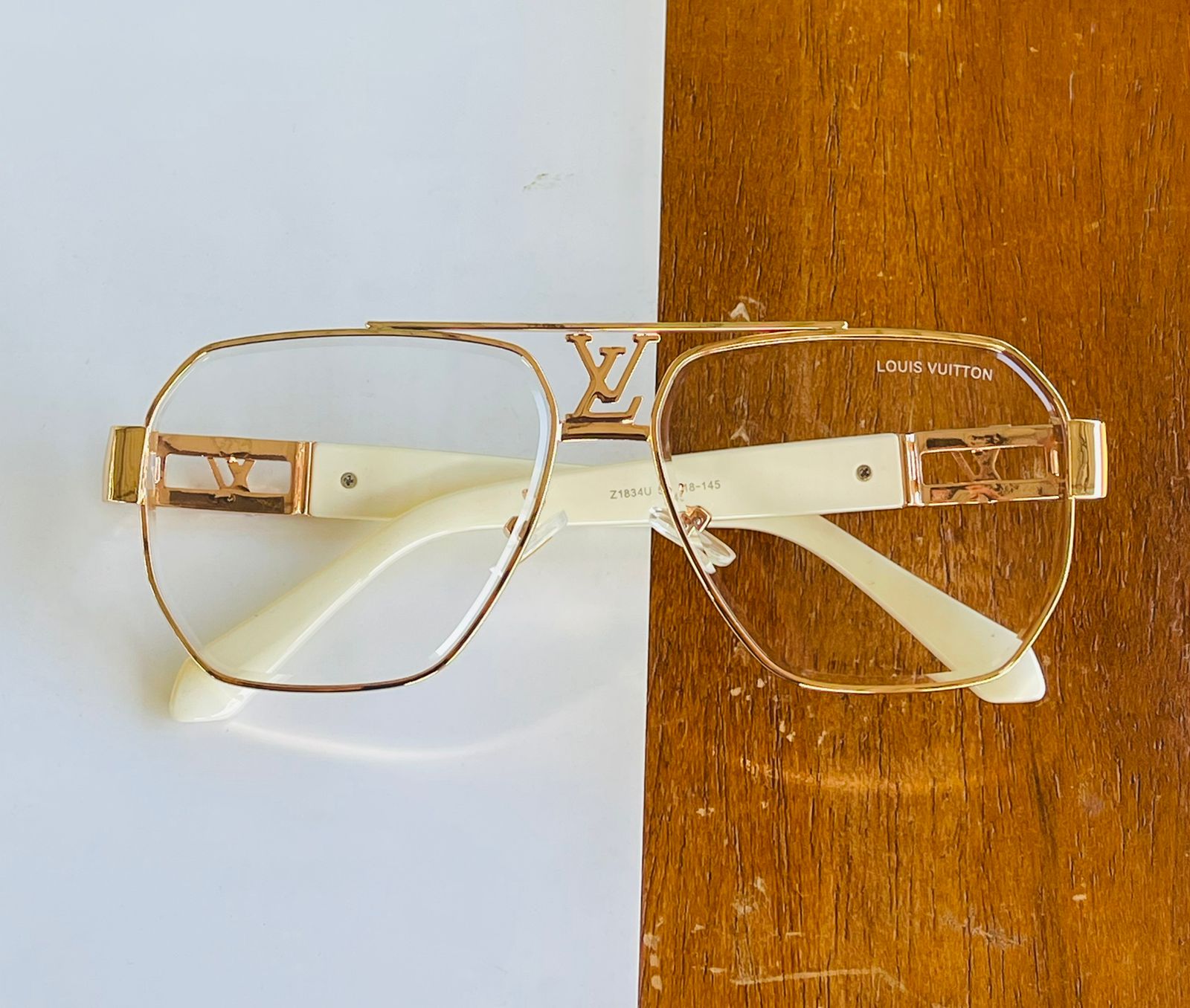 Lv premium transparent unisex luxury sunglasses - AmazingBaba