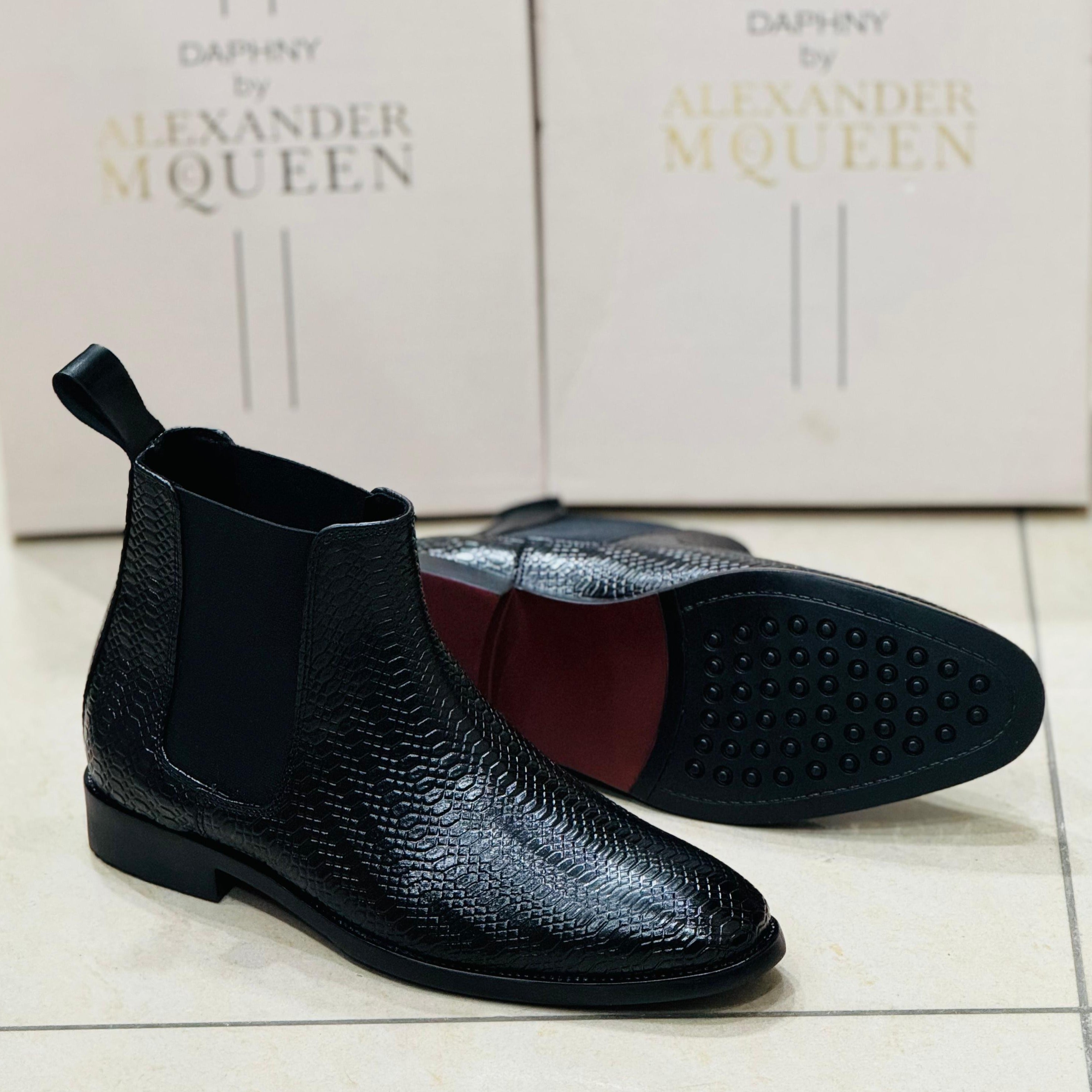 Alexander Mcqueen Chelsea Boots - AmazingBaba