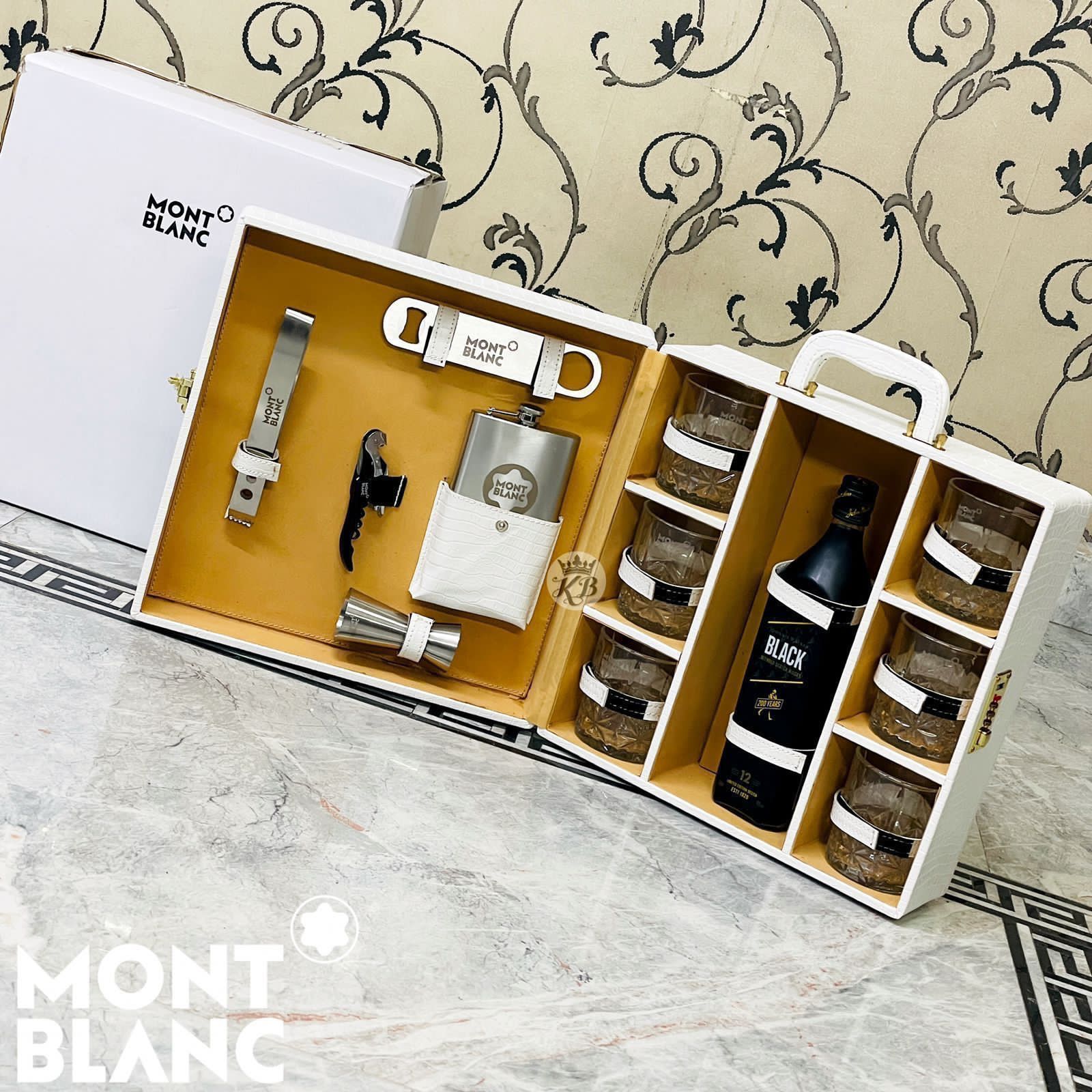 Mb Leather Whisky Set - AmazingBaba