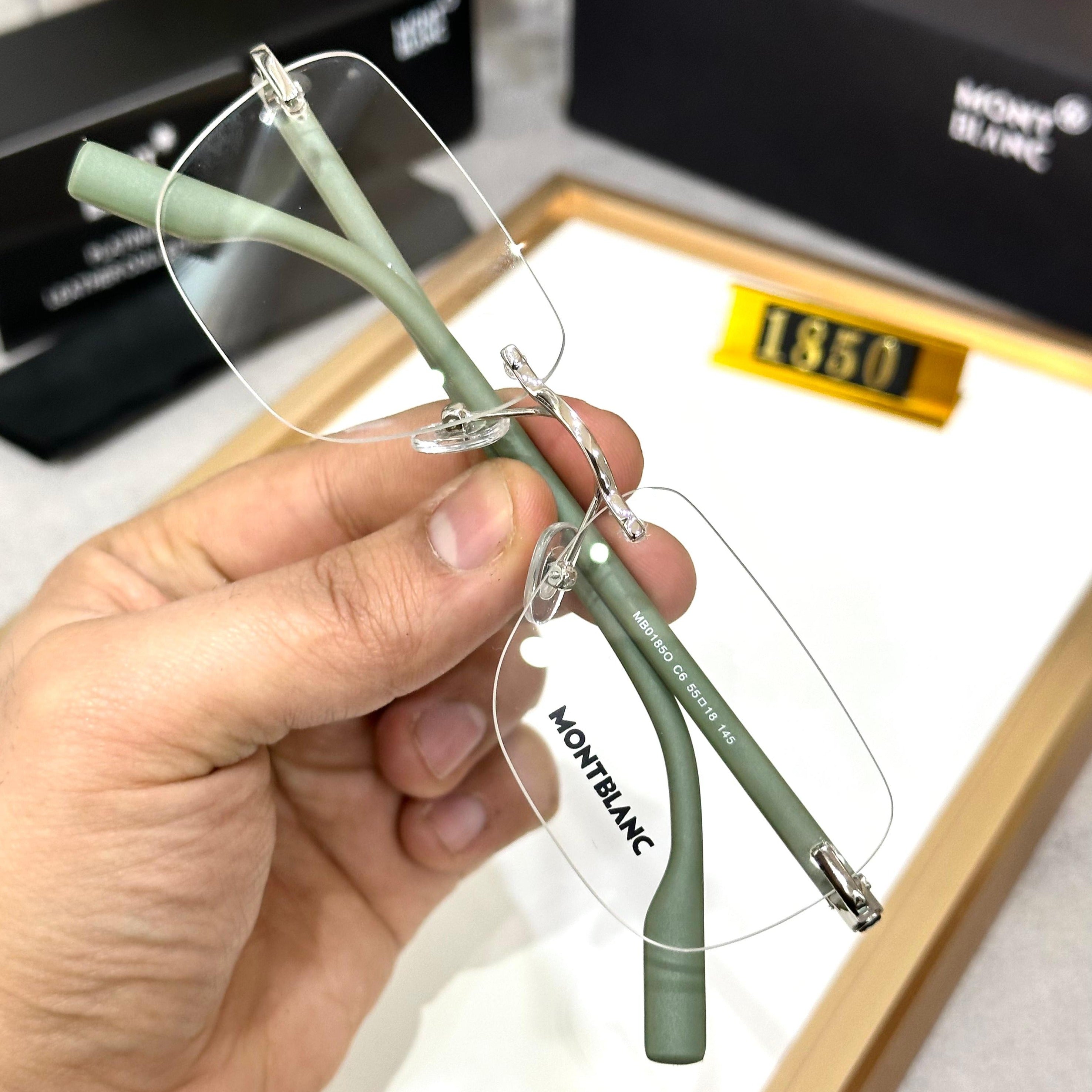 Mb premium rimless sunglasses - AmazingBaba