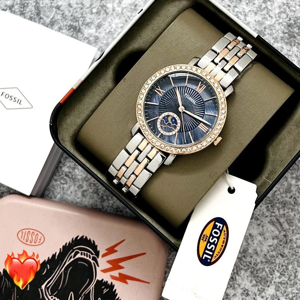 Jacqueline sun moon Phase luxury watch - AmazingBaba