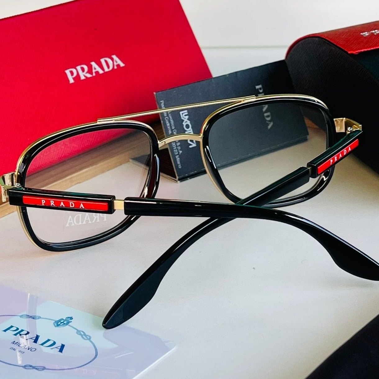 Prd Premium Transparent luxury Unisex Sunglasses - AmazingBaba