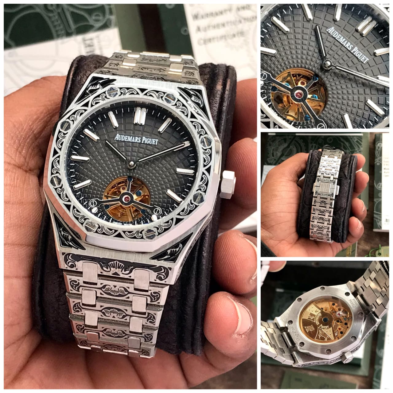 Amazing Double Balance Wheel Openworked watch - AmazingBaba