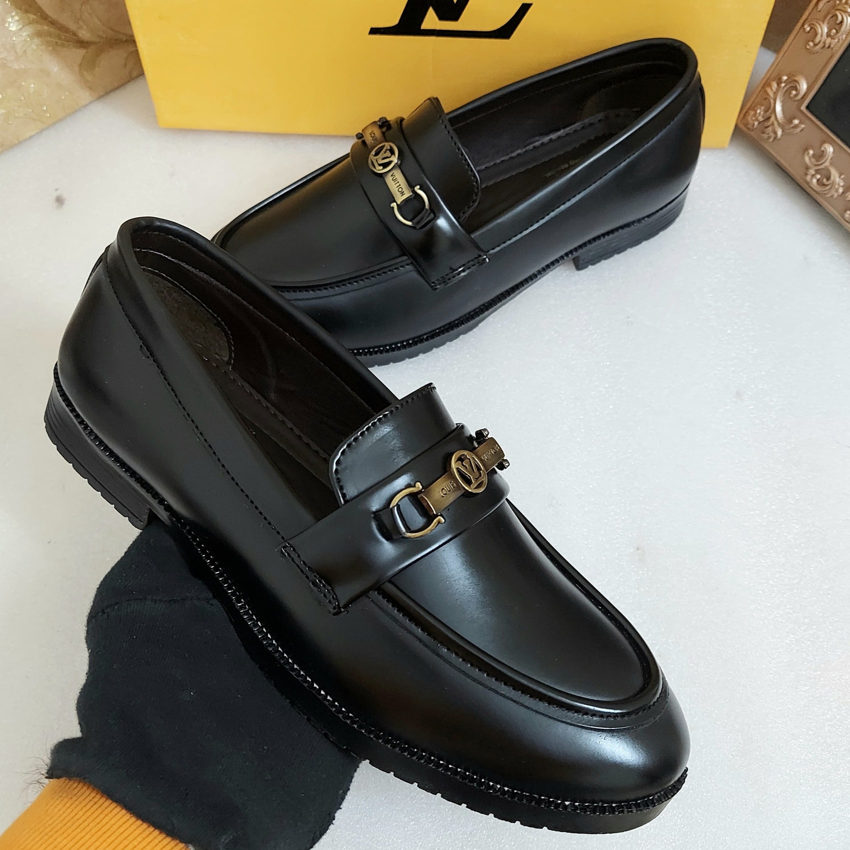 Lv Inspired Premium Loafers shoes - AmazingBaba