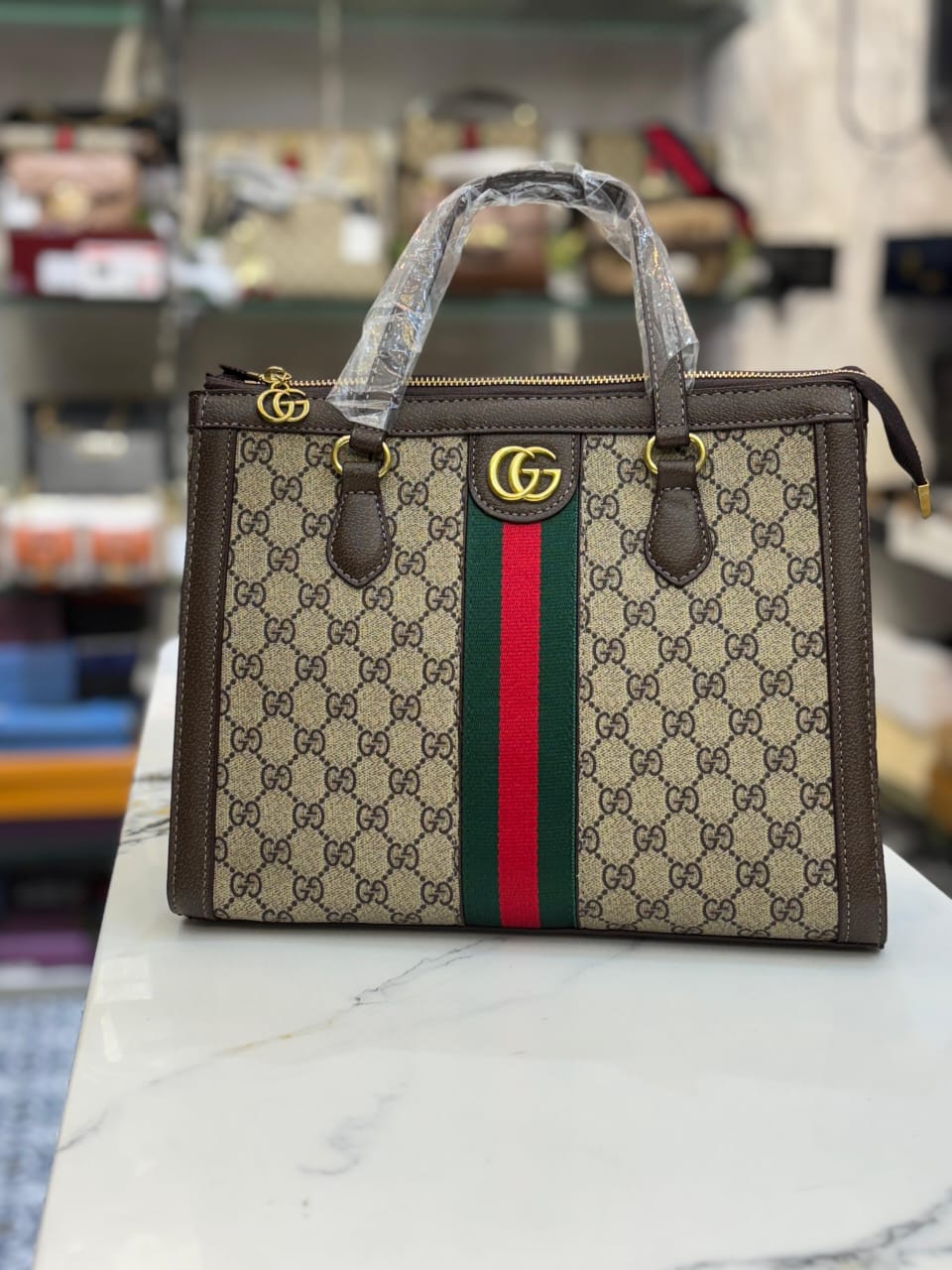Luxury Gucci tote bag