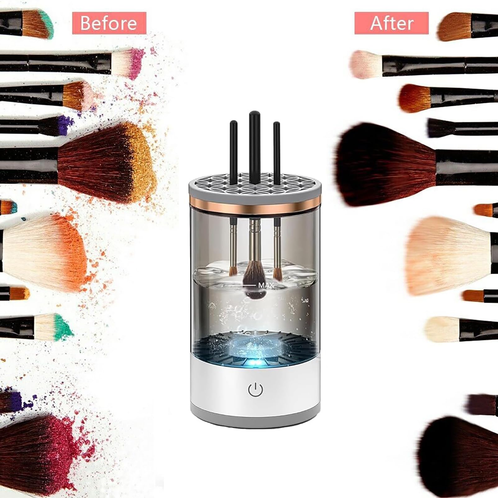 USB Make Up Brush Electric Cleaner Dryer - AmazingBaba