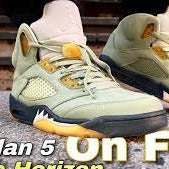 Air Retro 5 jade Shoes - AmazingBaba