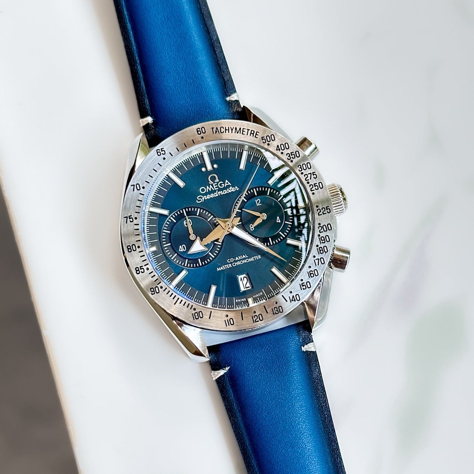 Omg speed master 57 silver watch