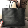 Cd leather book tote bag - AmazingBaba