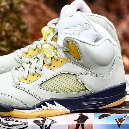 Air Retro 5 jade Shoes - AmazingBaba