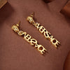 VC Logo Drop Earings - AmazingBaba