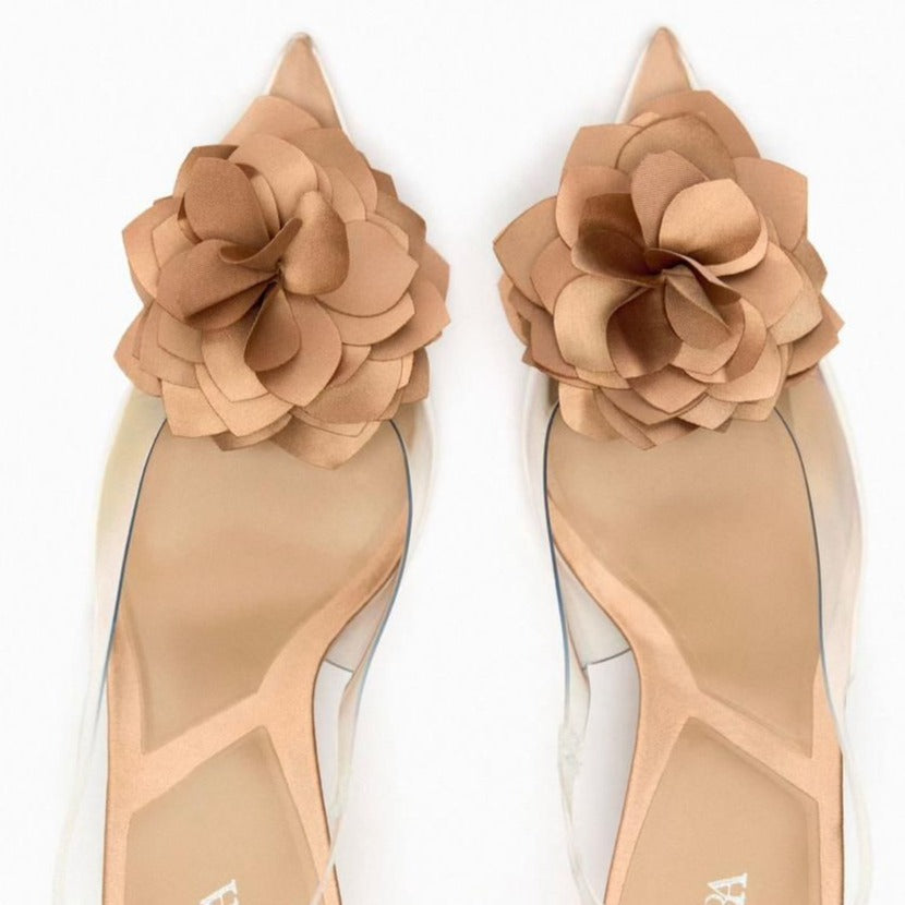 Amazing transparent rose pumps - AmazingBaba