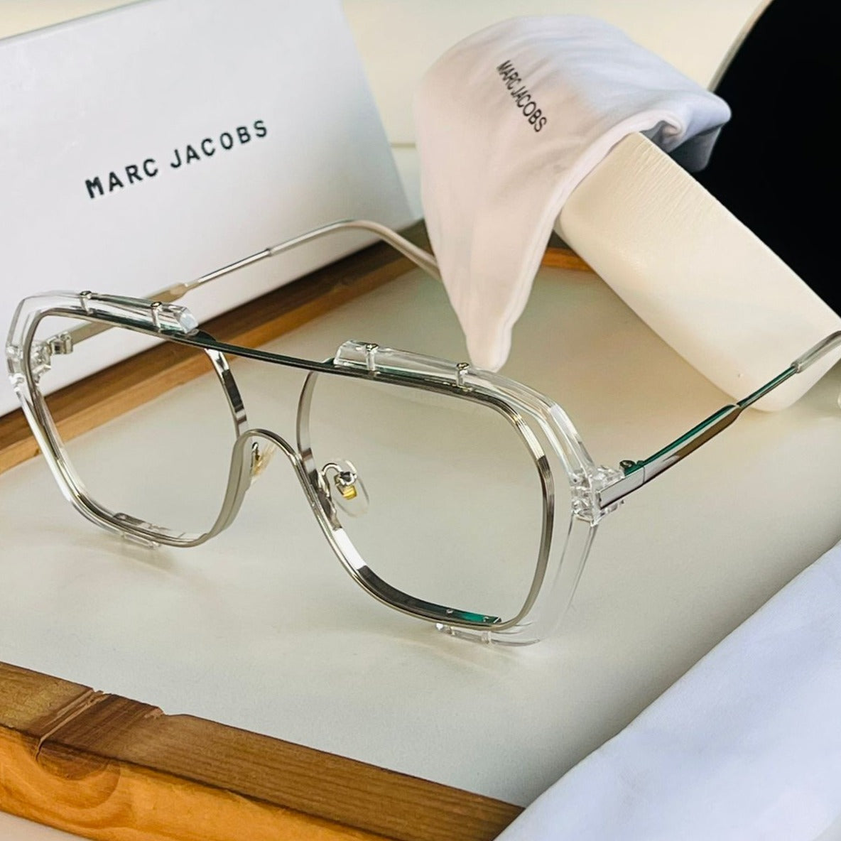 Amazing Premium mj Transparent Unisex lens sunglasses - AmazingBaba