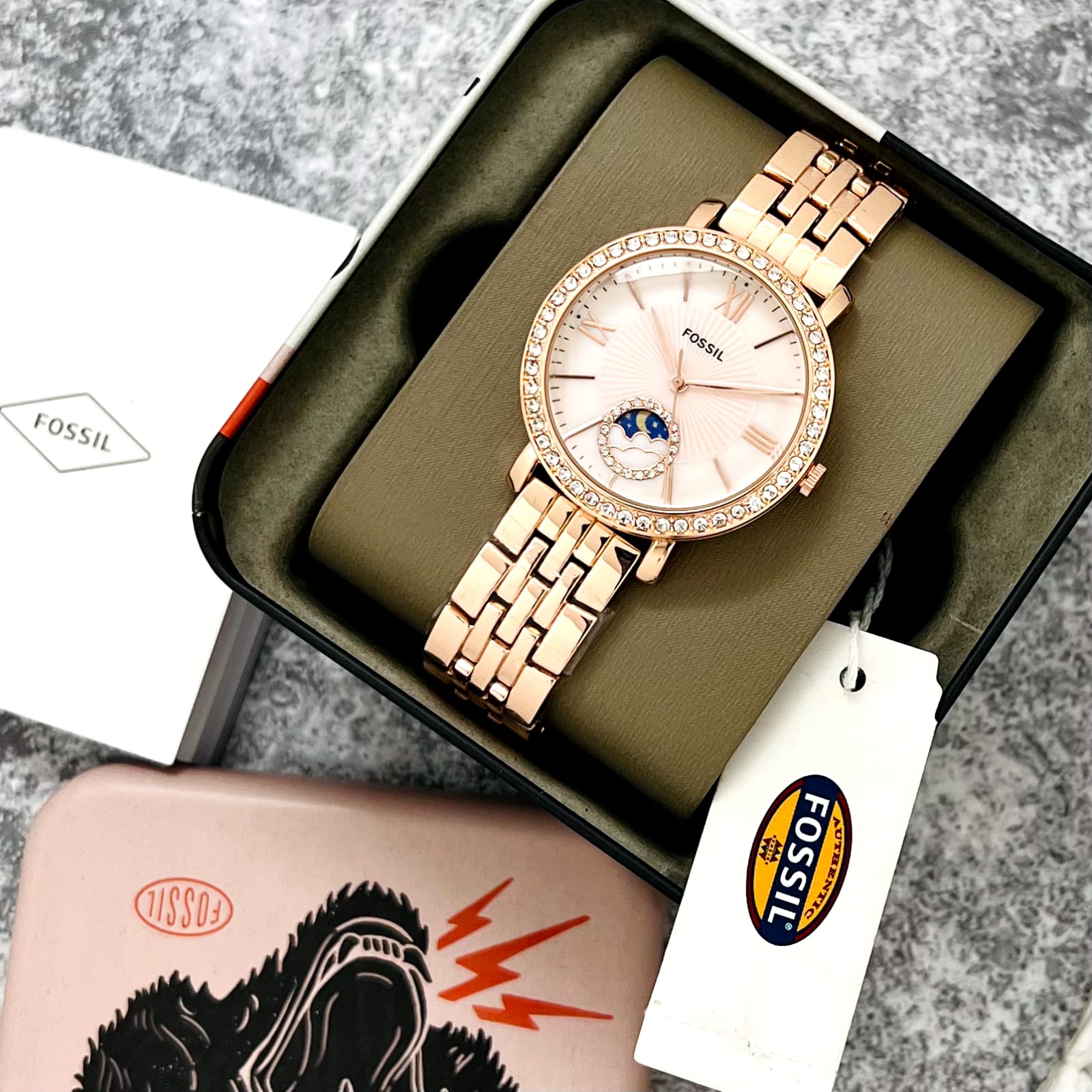 Fssl Jacqueline Sun Moon Watch - AmazingBaba