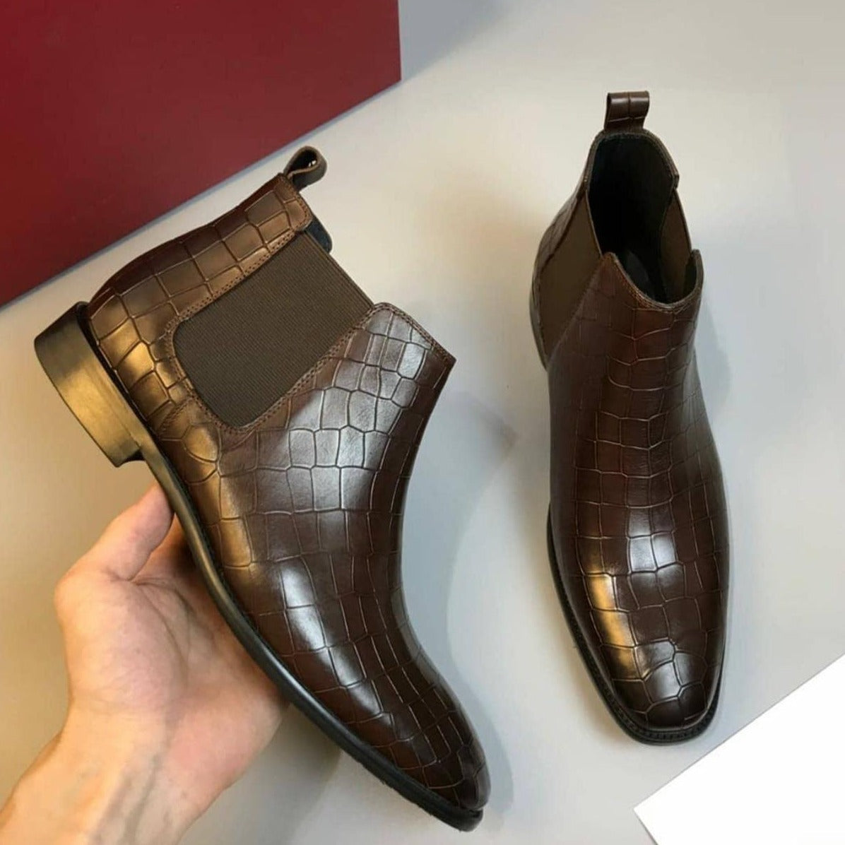 Amazing Premium Croco Boots - AmazingBaba