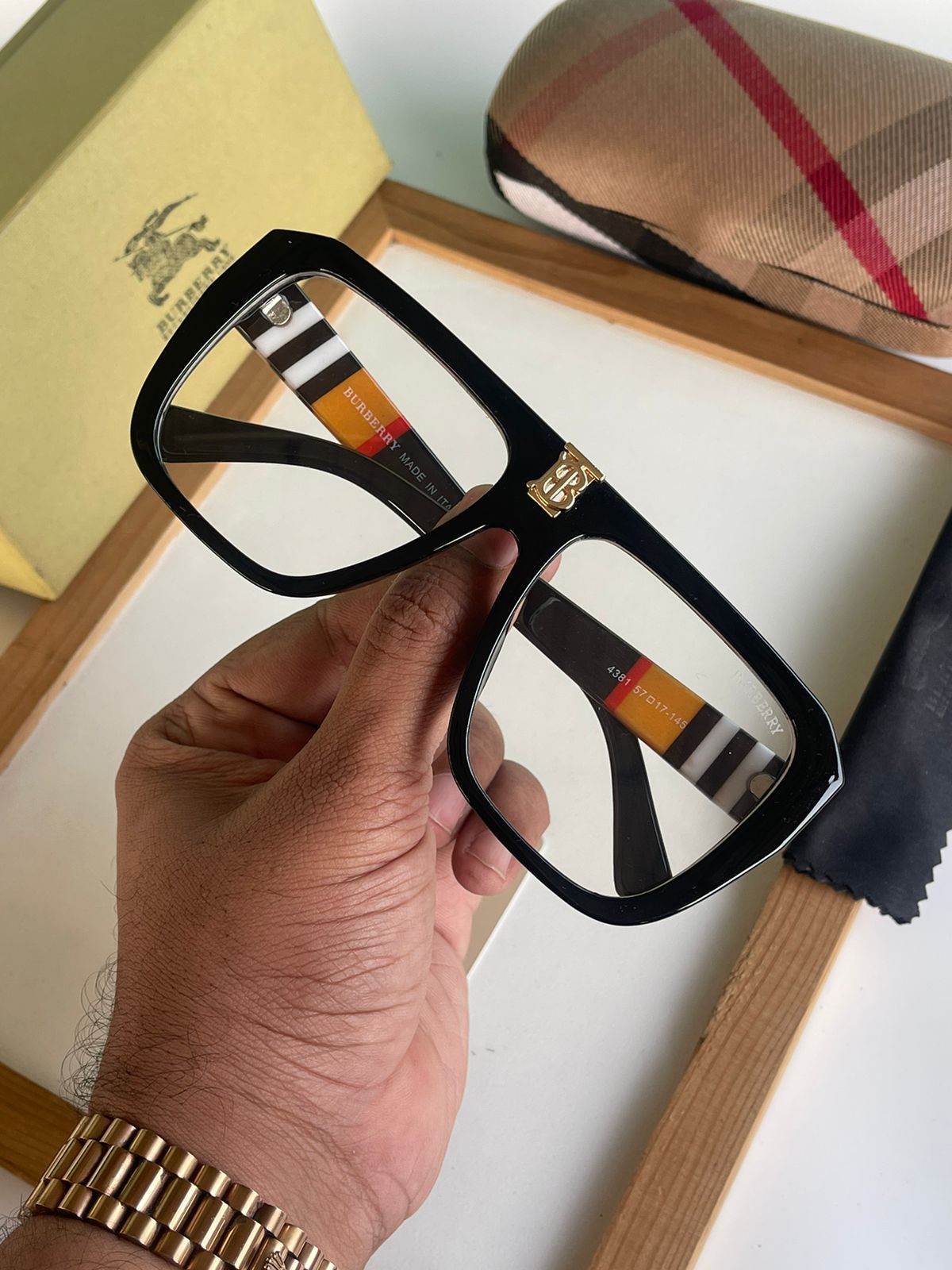 Brbry transparent lens sunglasses - AmazingBaba