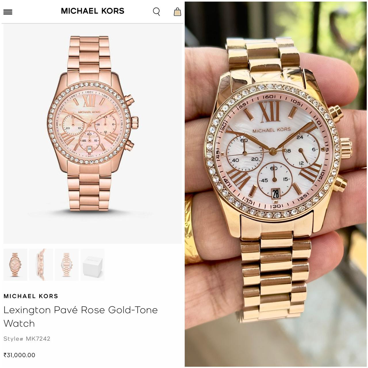 Mk Premium Fashion Luxury Women watch - AmazingBaba